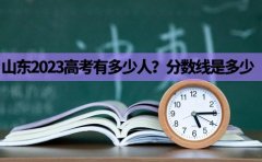 青岛卓远学校山东2023高考有多少人？分数线是多少